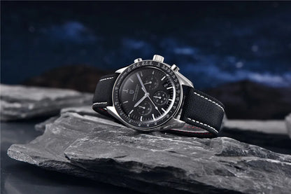 PAGANI DESIGN New AR Sapphire Quartz luxury men's watches 500 vitometer Circle Sport M 100 waterproof chronograph 316L all-steel Japan Movt Luminous man Watch