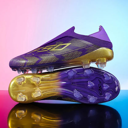Nouvelles chaussures de football pour hommes, crampons de haute qualité, bottes de football pour terrain en herbe, idéales pour les matchs en extérieur, baskets légères mi-hautes, très vendues, antidérapantes, pour l'e