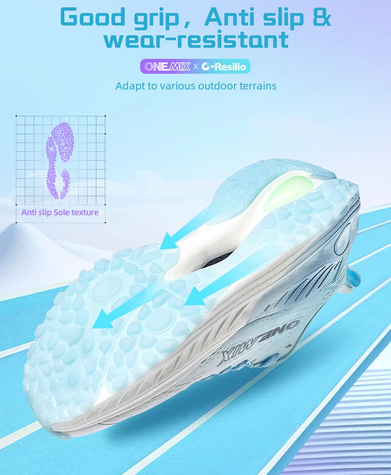 Scarpe da running casual ONEMIX traspiranti estive, scarpe da jogging da uomo leggere, scarpe da palestra da donna, scarpe sportive outdoor da uomo ammortizzate