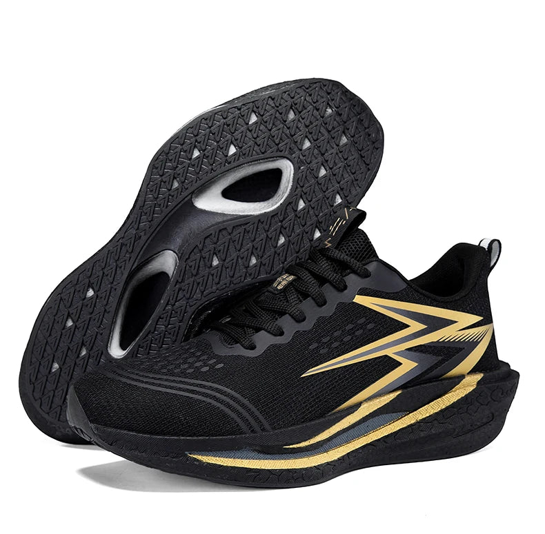 NEW Running Shoes Carbon Board Marathon Men Sports Breathable Lightweight Women's Comfortable Athletic Nonskid Sneakers Casual