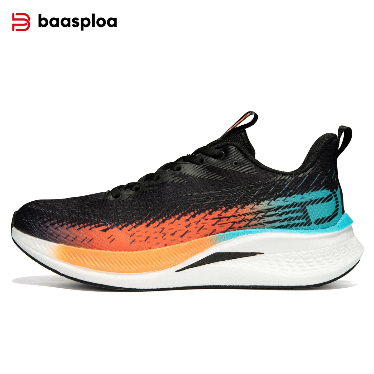 Pantofi de alergare Baasploa pentru bărbați, cu placă de carbon, amortizare profesională, antiderapant, adidași casual pentru femei, respirabili, pentru jogging și sport