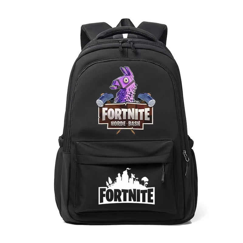 Fortnite Kids Backpack Portable Large Capacity Student Schoolbag Cartoon Printed Shoulder Bag School Supplies for Boys Gift