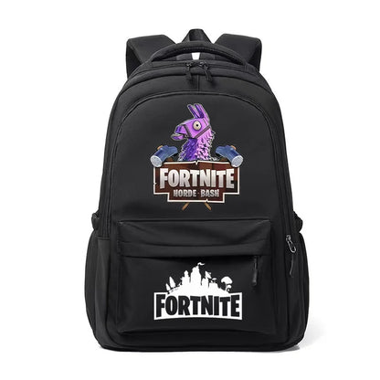 Fortnite Kids Backpack Portable Large Capacity Student Schoolbag Cartoon Printed Shoulder Bag School Supplies for Boys Gift