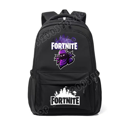 Fortnite Kids Backpack Portable Large Capacity Student Schoolbag Cartoon Printed Shoulder Bag School Supplies for Boys Gift