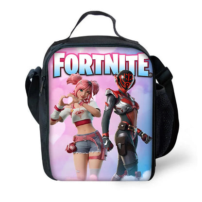 Hot Game Child Backpacks Lunch Bag Pencil Case Pupil Large Capacity School Bags Design-Fortnite For Boy Girl Best Gift