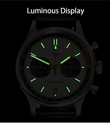 WM Watch VK64 Quartz Watch Waterproof Classic Casual Business Men's Watch Welly Merck Watch WM247M