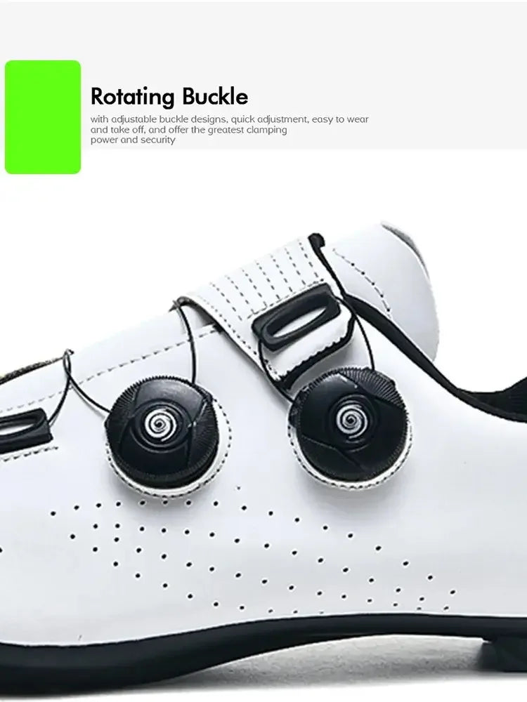 New Cycling Shoes Men's Self-Locking Racing Road Cycling Sports Shoes Lockless Training Shoes Women's SPD Cleats Cycling Shoes