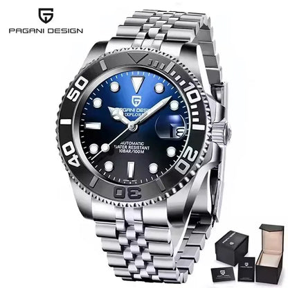 PAGANI DESIGN V2 Japan movement Luxury Men Mechanical Watch 40MM Ceramic bezel AR Coated Sapphire Glass Automatic Watch For Men