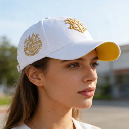 Vintage Gothic Embroidered "NY" Baseball Cap – Adjustable Cotton Snapback Hat for Men Women, Casual Outdoor Sun Hat