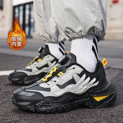 Men's Boots 2025 New Winter Slippers Warm Men Shoes Waterproof Non-Slip Plush Sneakers Male Tennis Shoes Boots Men Sneakers Winter