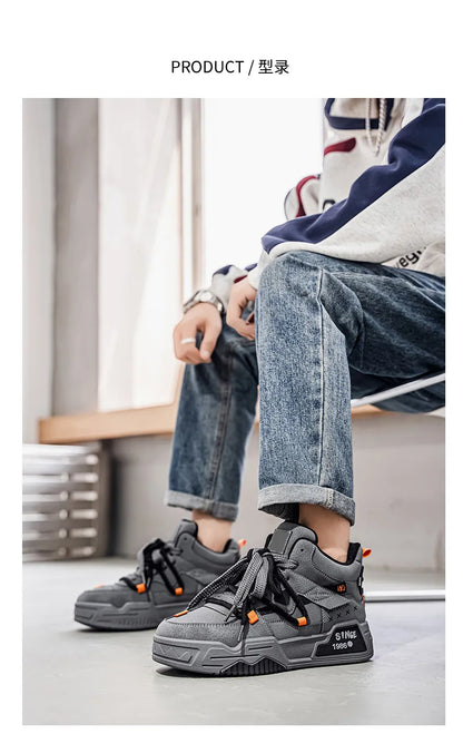 Men's Sneakers, Male Tennis Luxury Shoes, Men's Casual Trainer, Race Breathable Fashion Loafers Running Shoes for Men