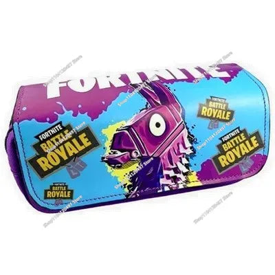 Fortnite Kids Pencil Bags Multifunctional Stationery Box Children's Large Capacity Double Layer Stationery Bag