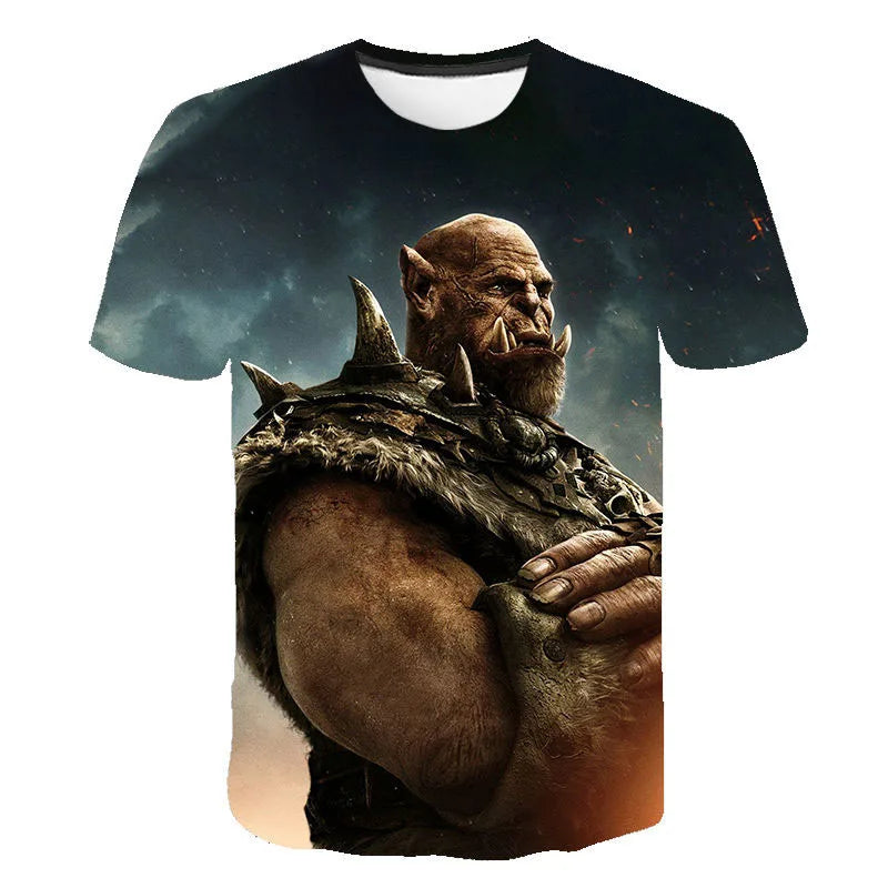 New Game World Of Warcraft 3D Printed T-shirt Men Women Fashion Streetwear O-Neck T Shirt Harajuku Oversized Tees Tops