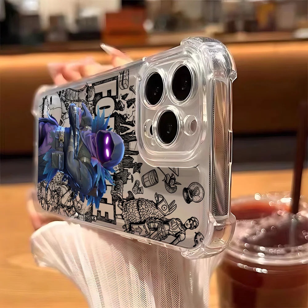 Game Fortnite Phone Case For Samsung A37 A57 A17 A07 A06 A56 A26 A33 A54 A51 A13 A73 A55 A53 A36 A35 A34 A25 A24 A23 A16 4G 5G