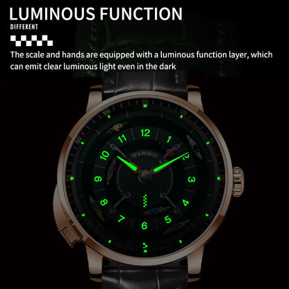 Pindu Horse Gambling Series Men's Full Automatic Mechanical Watch European Racing Roulette Entertainment Design Party Watch