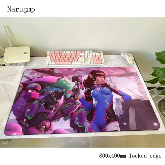 Overwatch-hiirimatto 80x40cm, gaming-hiirimatto, Halloween-lahja, suuri hiirimatto pelaajalle, tietokonepöydän iso matto, kannettavan hiirimatto, PC