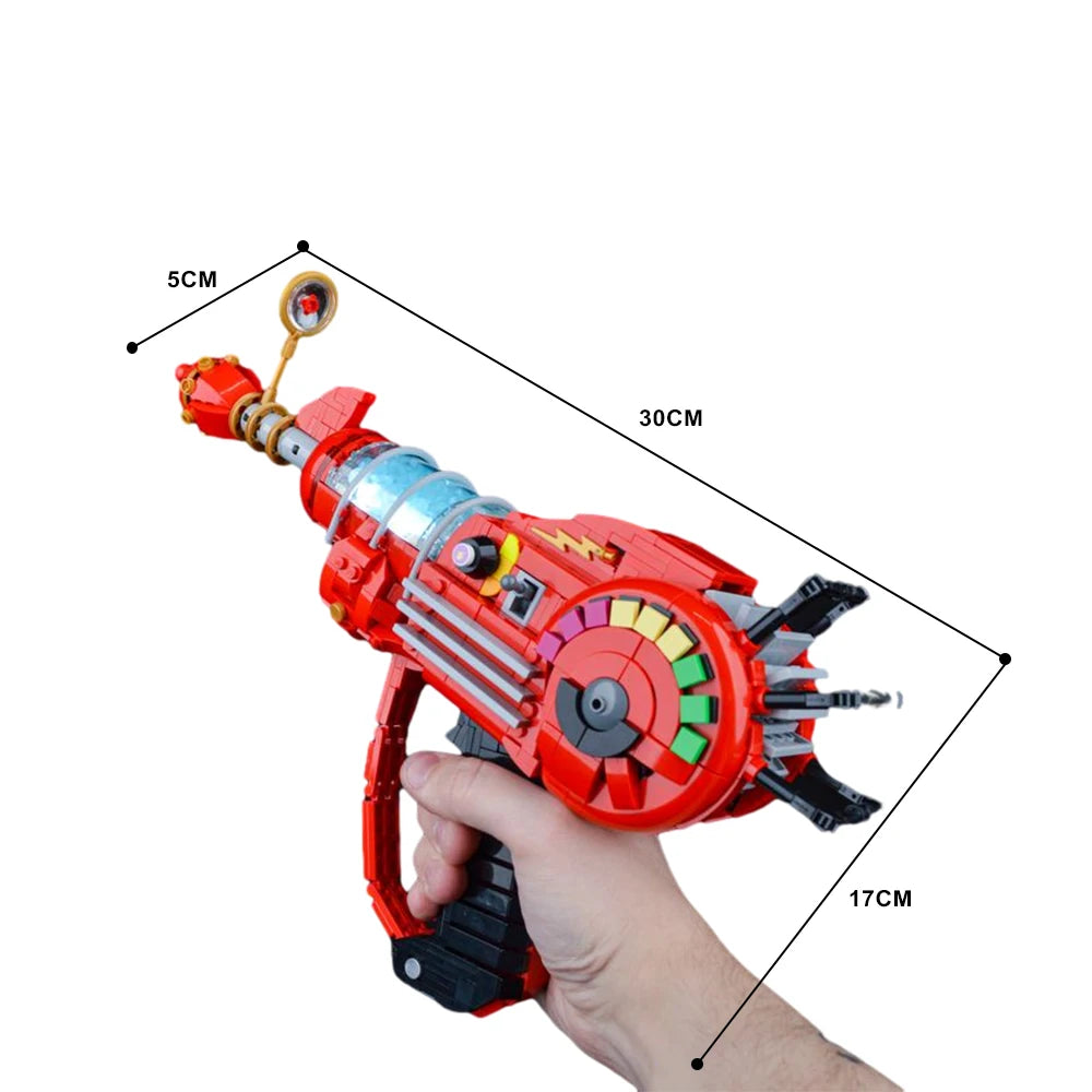 MOC Call of Duty Ray Gun Building Blocks Call of Duty Game Series Gun Weapon Model Bricks Toys For Children Kid Birthday Gifts