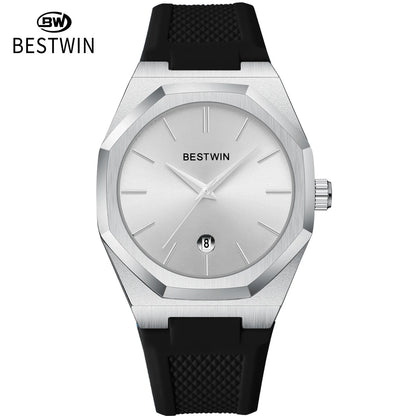 Luxury Quartz Wristwatch Silicone Strap reloj hombre Sport Watch for Man Fashion Date Original Waterproof Clock