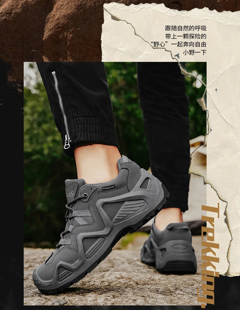Men's Outdoor Fashion Sneakers New Designer Hiking Shoes Camouflage Breathable Walking Climbing Shoes for Couples