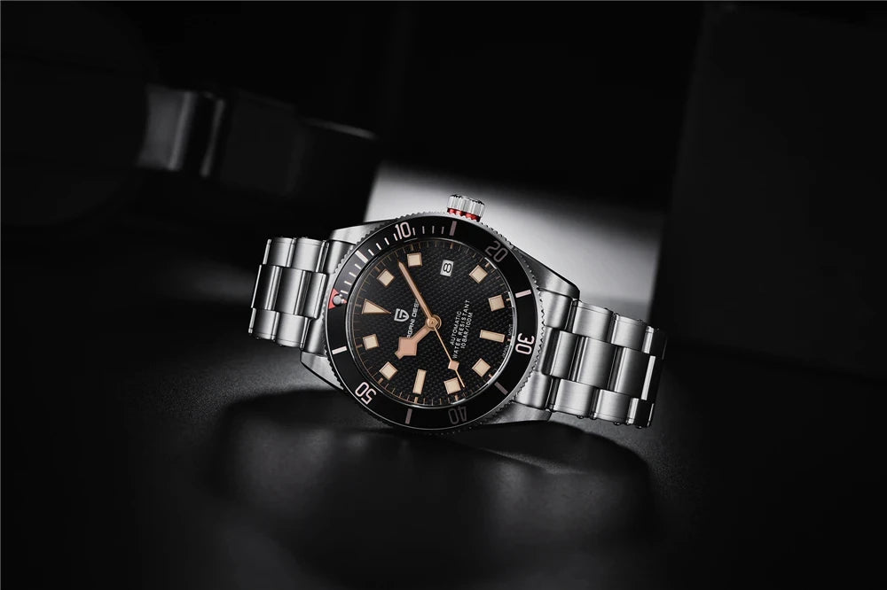 PAGANI DESIGN BB58 Men's Watches Mechanical Watch For Men Luxury Automatic Watch Men's NH35 Movement Waterproof Reloj Hombre PD-1671