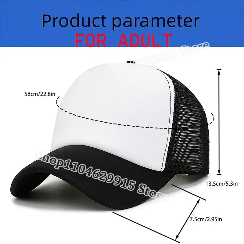 SpongeBobs SquarePants Baseball Cap Cartoon Anime Print Kids Adult Hat Summer Outing Athleisure Adjustable Sun Hats Fashion Gift