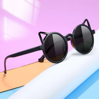 2023 New Cat's ears cat-ear shaped  Children's Sunglasses Fashion Personality Sunglasses UV Protection Cute Baby