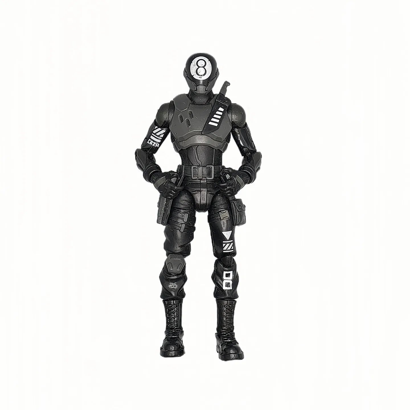 New Fortnite Trooper Sky Fox Raven Black8 Game Character Cartoon Articulated Action Figure Model Cool Decorative Ornament Toy