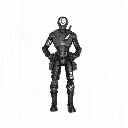 New Fortnite Trooper Sky Fox Raven Black8 Game Character Cartoon Articulated Action Figure Model Cool Decorative Ornament Toy