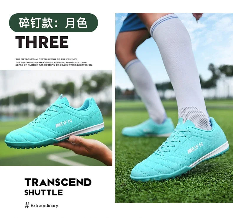 New Men's Football Boots Match Professional Sneakers Non-slip Soccer Shoes Outdoor Drop Shipping Unisex Training Sport Futsal