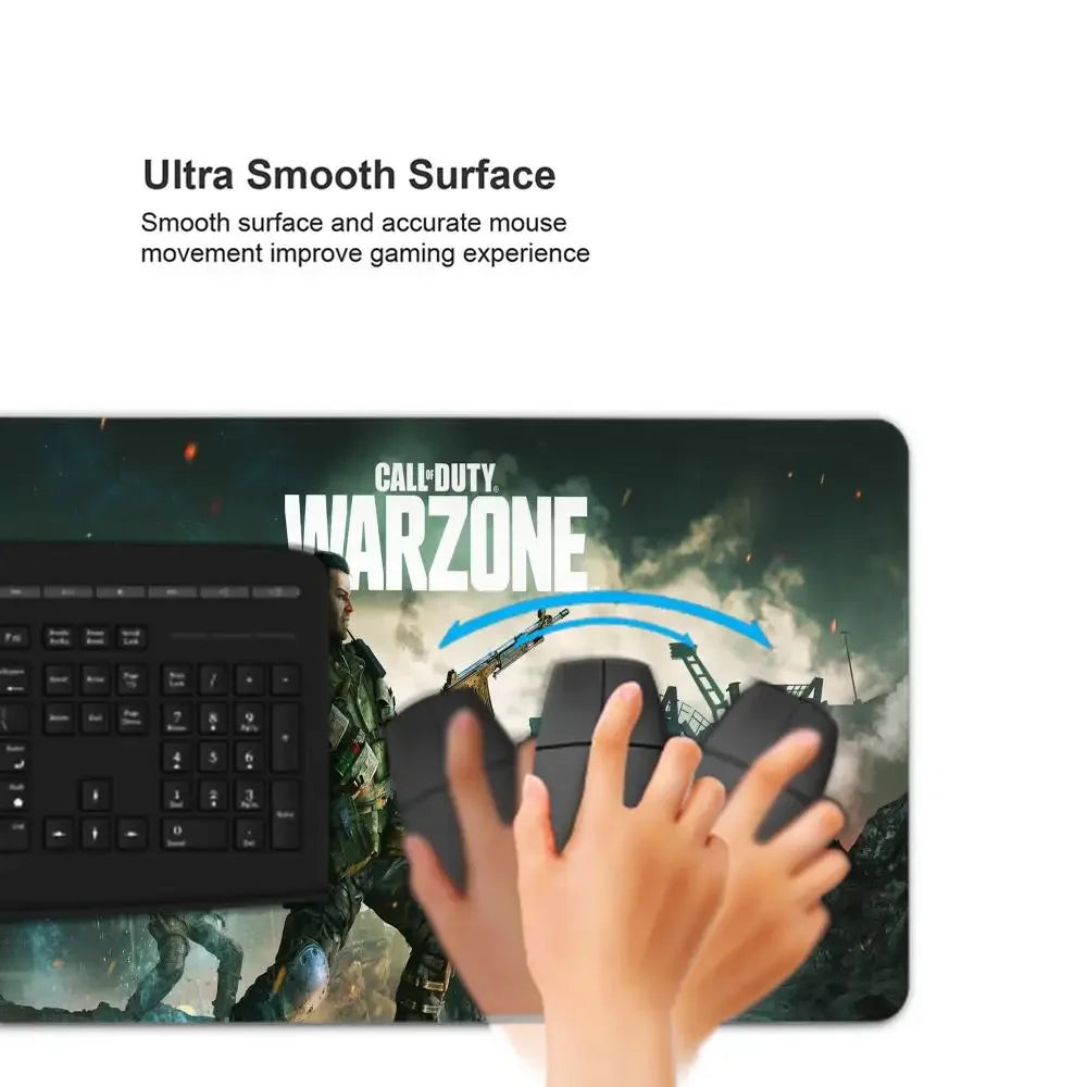 Call Of Duty Warzone Gamer Mouse Pad Gaming Mousepad Abstract Large keyboard 800x400mm MouseMat Gamer XXL Mause Carpet PC Desk