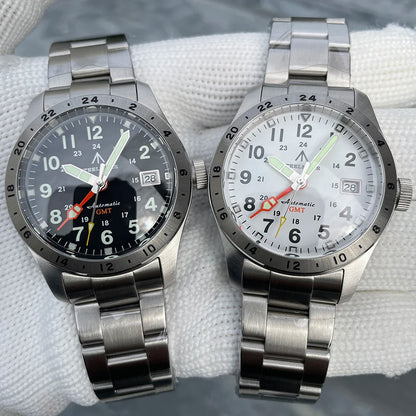 STEELFLIER Official SF792 GMT Mechanical Wristwatch, NH34 Movement, Super BGW9 C3 Luminous, 200M Waterproof Luxury Dive Watch