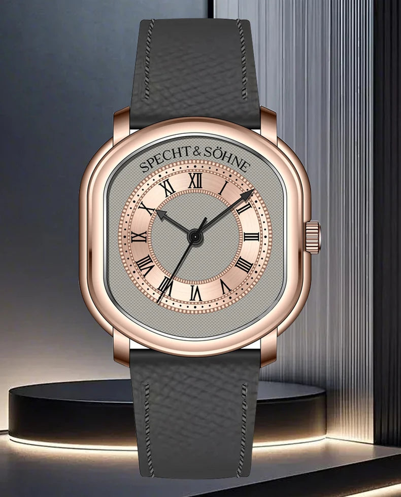 Specht & Söhne 2025 New 35MM Men's Watches Top Brand Luxury Vintage Watch For Men Japan VH31 Movt Sapphire Crystal Waterproof