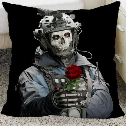 Anime Call of Duty Ghost Keegan Konig Cosplay 45CM Throw Pillows Soft Waist Sofa Cushion Throw Bedroom Pillows