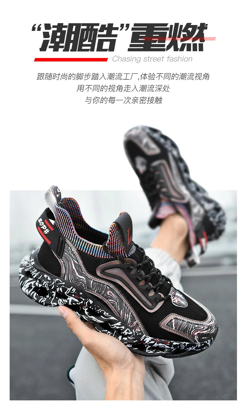 men shoes Sneakers Male tenis Luxury designer shoes Mens casual Shoes platform Shoes fashion Blade loafers running Shoe for men
