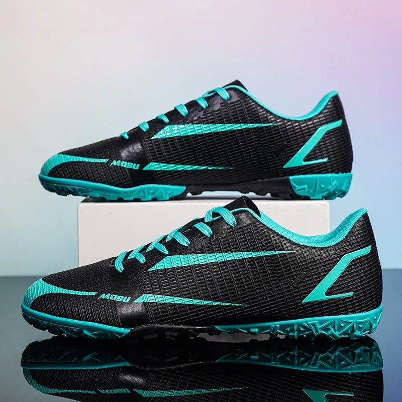 Nouveaux hommes en plein air chaussures de Football crampons pour adultes longues pointes bottes de Football formation chaussures de Sport baskets antidérapant formation unisexe