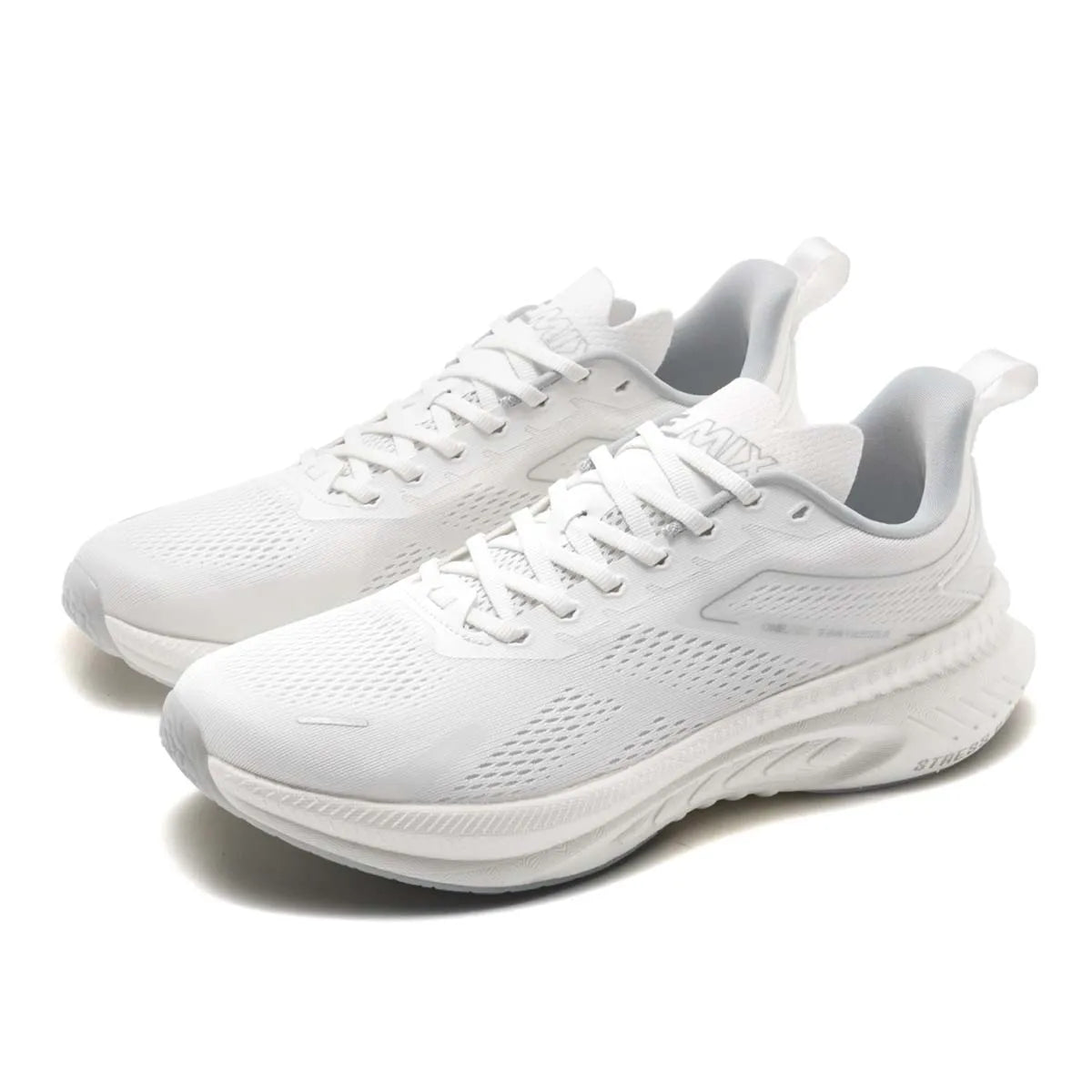 ONEMIX Nieuwe stijl herenhardloopschoenen voor herfst en winter, voor buiten, met demping, ademend, lichtgewicht en elastische sportschoenen
