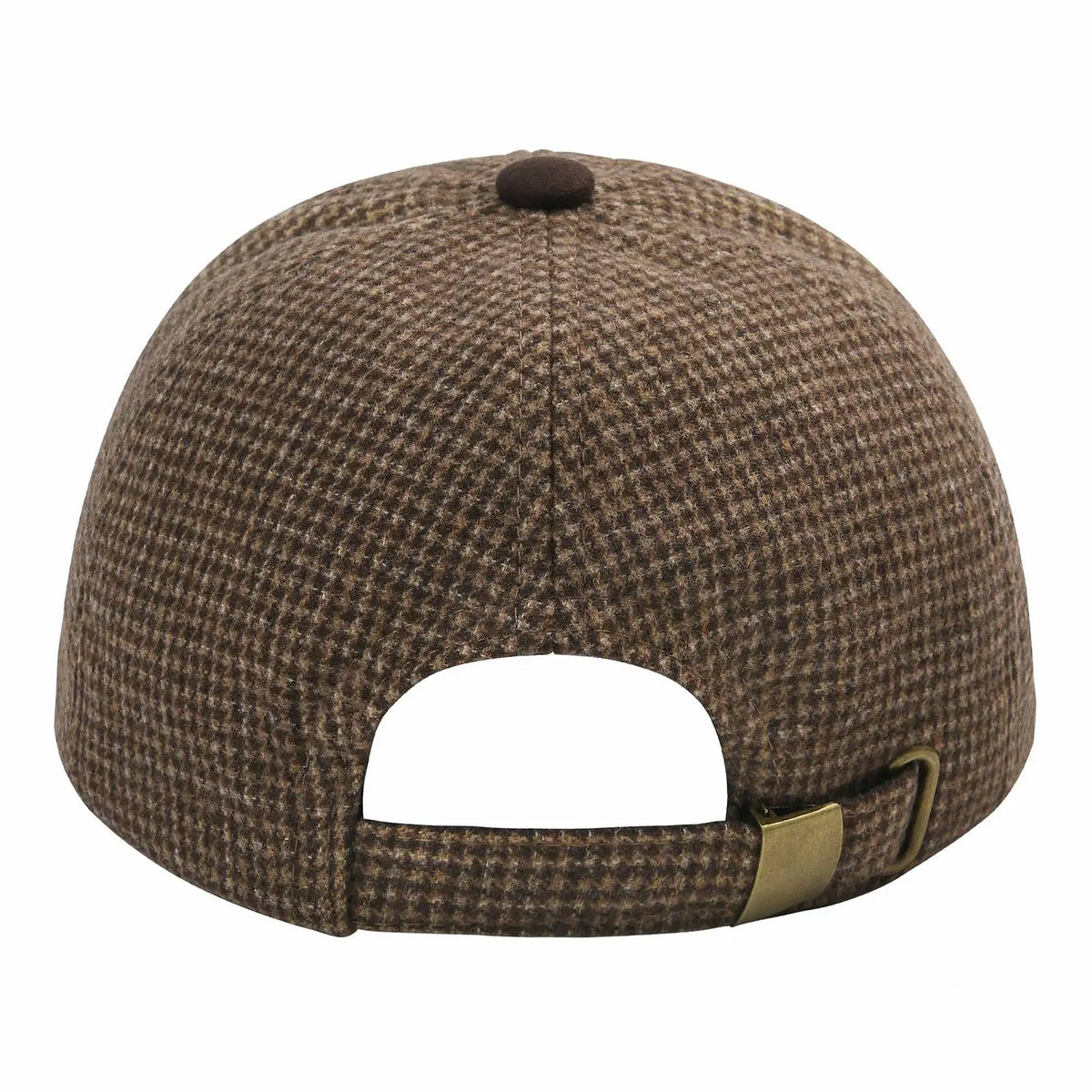 BOTVELA Șapcă de baseball din lână tweed pentru bărbați, stil casual, moale, ajustabilă, fără structură