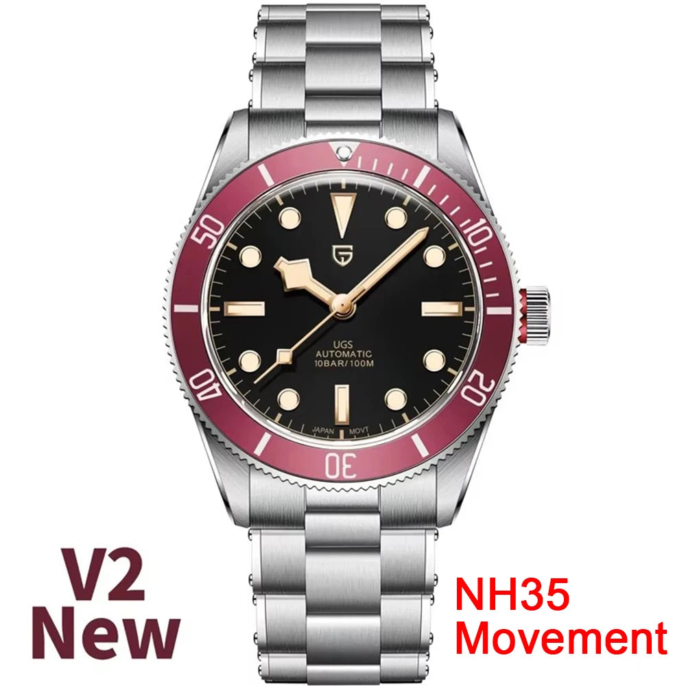 PAGANI DESIGN BB58 Men's Watches Mechanical Watch For Men Luxury Automatic Watch Men's NH35 Movement Waterproof Reloj Hombre PD-1671