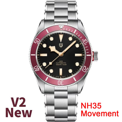 PAGANI DESIGN BB58 Men's Watches Mechanical Watch For Men Luxury Automatic Watch Men's NH35 Movement Waterproof Reloj Hombre PD-1671