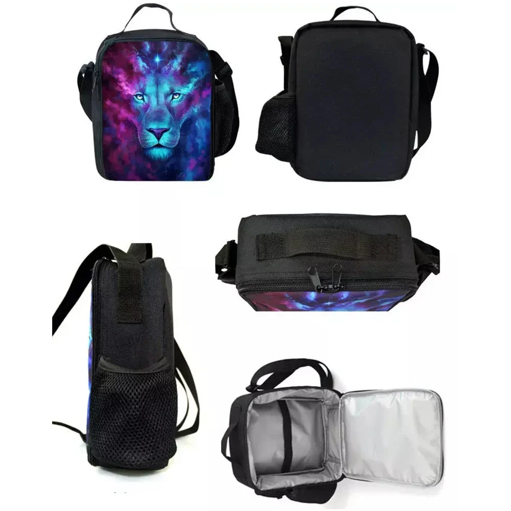 Child Insulated Large Fortnite Capacity Bag for Boy Hot Game Girl Student Outdoor Picnic Reusable Thermal Cooler Lunch Box