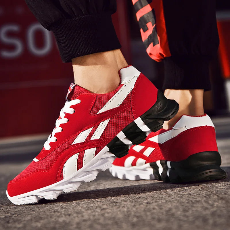 Men's Marathon Running Sports Shoes Casual Sneakers Soft Comfortable Training Shoes Wear-Resistant Sneakers for Men