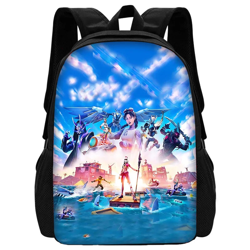 Classic Game Fortnite Kids Backpacks Boys and Girls Student Birthday Gift Child School Bags Unisex Camping Durable Rucksack