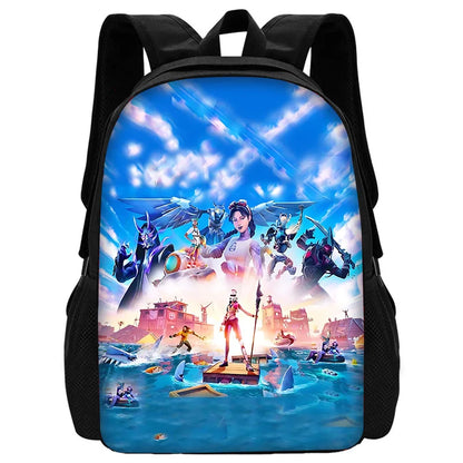 Classic Game Fortnite Kids Backpacks Boys and Girls Student Birthday Gift Child School Bags Unisex Camping Durable Rucksack