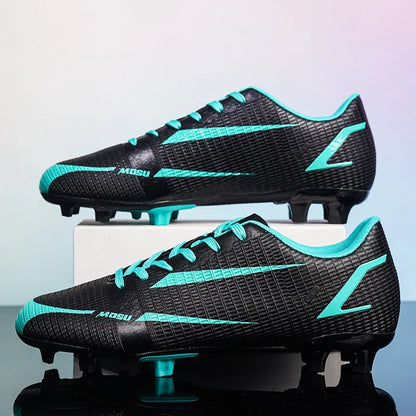 Nouveaux hommes en plein air chaussures de Football crampons pour adultes longues pointes bottes de Football formation chaussures de Sport baskets antidérapant formation unisexe