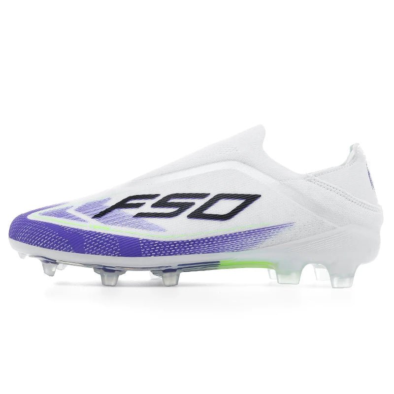 Men's Athletic Soccer Cleats Lightweight Comfortable Non-Slip Football Boots Training Shoes for Outdoor Grass Turf Competition