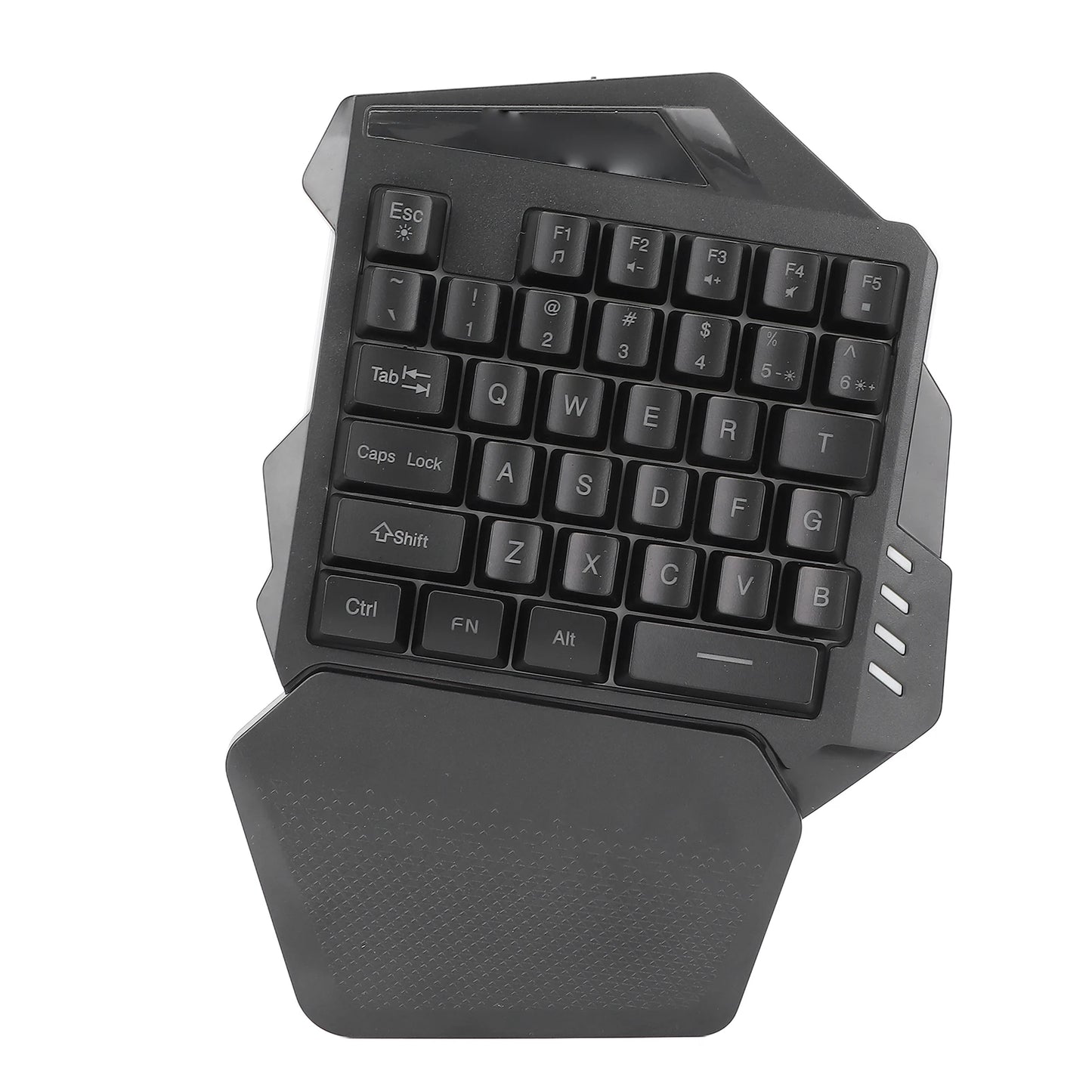 Mini Mechanical Keyboard One Handed Gaming Keyboard 2.4G Wireless RGB Lighting ABS 35 Keys Gaming Keyboard for Computer
