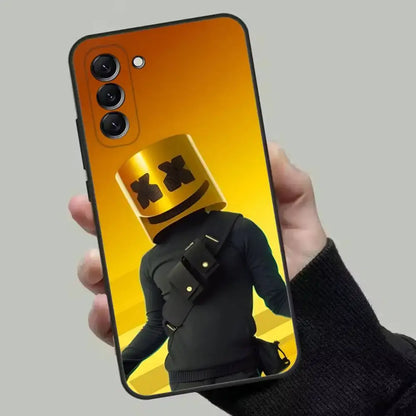 M-Midas F-Fortnite Phone Case For Samsung Galaxy A13, A21s, A22, A31, A32, A52, A53, A71, A80, Soft Black Shell