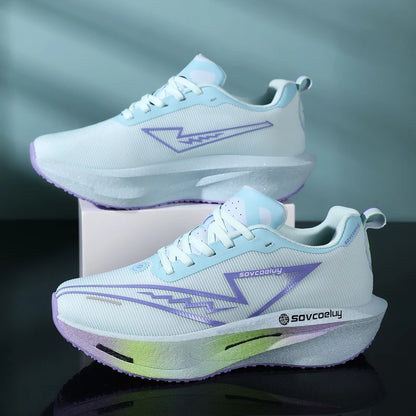 Running Shoes Specialty Men Marathon Sports Carbon Plate Breathable Ultralight Women Comfortable Athletic Cushion Stability Sneakers