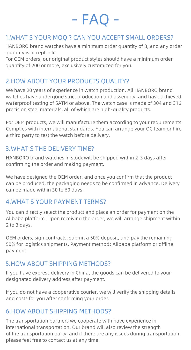 HANBORO hourly clock series men's fully automatic mechanical watch 5379