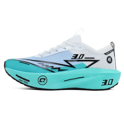 Brand Men's Carbon Plate Running Shoes, Soft Cushion, Shock Absorbing Sports Shoes, Unisex Sneakers, Light Anti-Slip Training Shoes